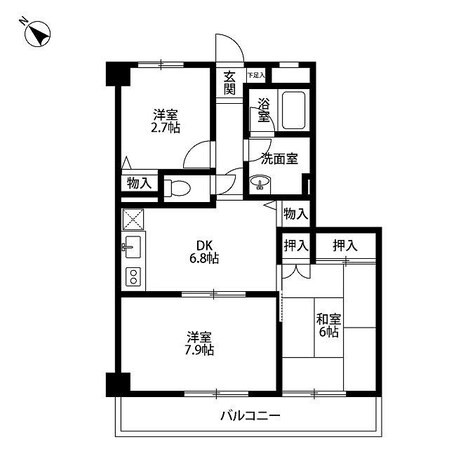 グランドメゾンの物件間取画像